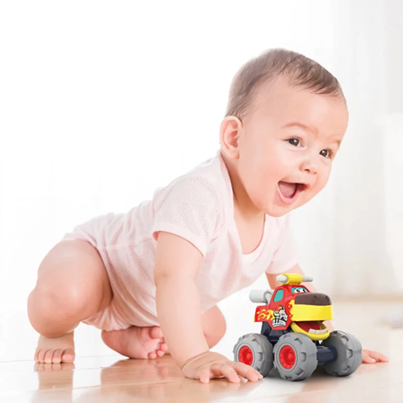 Set 3 masinute de jucarie pentru bebelusi Monster Truck HOLA
